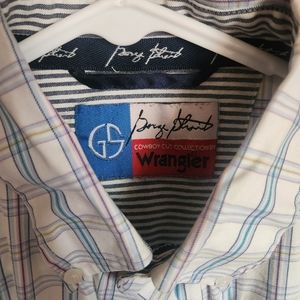 George Strait Wrangler Cowboy Collection Button Down